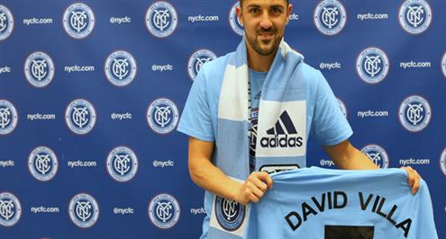 نيويورك يعير ديفيد فيا إلى "سيتي" الأسترالي حتى انطلاق الدوري الأمريكي